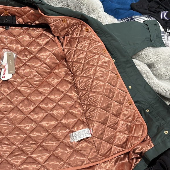 J.Crew Satin Nylon Jacket w/Removable Liner - Picture 11 of 13